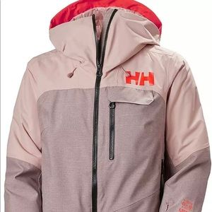 NWT | Helly-Hansen Womens Whitewall LIFALOFT Ski Jacket, 096 Ash Rose, Large